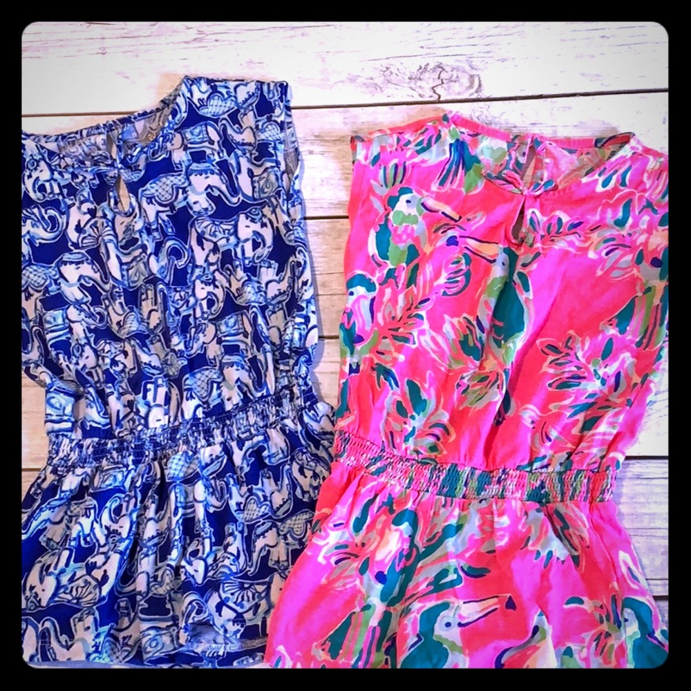 Set of Two! Lilly Pulitzer toddler rompers